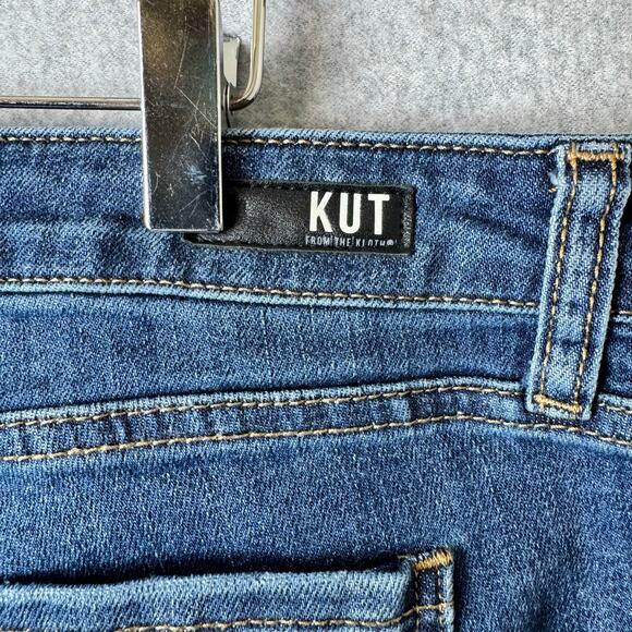 Kut From Kloth Jeans Catherine Fab Ab High Rise Womens 16 Dark Wash Boyfriend - Picture 11 of 13